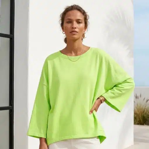 Camiseta Oversize Verde Lima