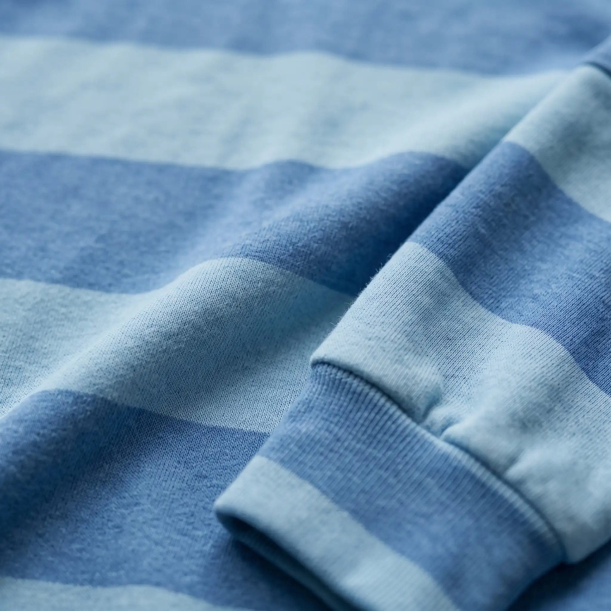 Sudadera Oversize Rayas Azul - Imagen 3