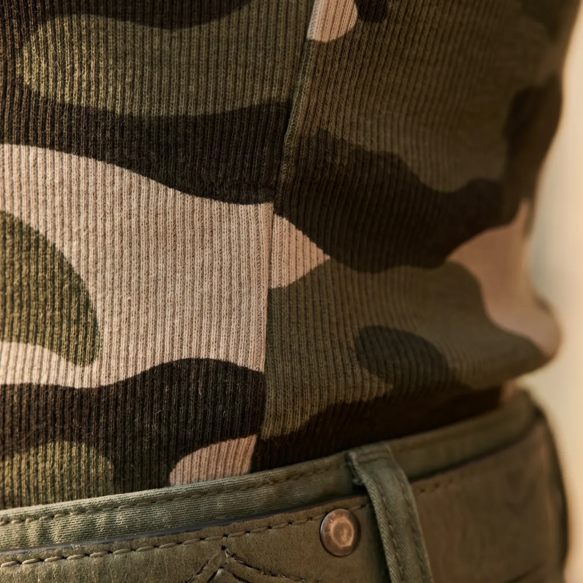 Top Militar Mujer Caqui - Imagen 4
